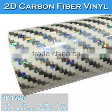 New Design Laser 2D Carbon Fiber Fabric Leather photo-4