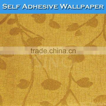 4002 SINO Best Selling Gold Leaf Permanent Wallpaper For Bathrooms