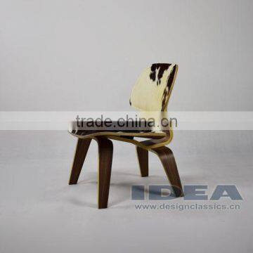 Replica Charles Plywood Lounge Chair - Pony Skin photo-4