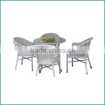 Rattan waterproof outdoor garden cafe tables and chairs furniture JJ-088TC