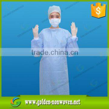 Sms Nonwoven Fabric Meltblown pp Non Woven Fabric/ligh Blue Sms Non Woven Fabric for Disposable Surgical Gowns photo-5