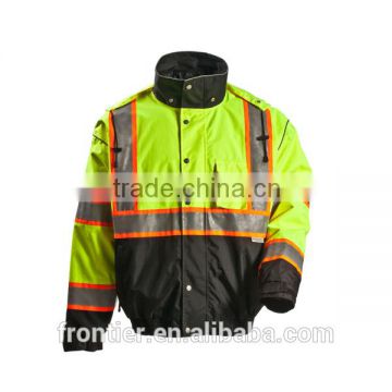 ANSI107 reflective security safety jacket, 3 in 1 jacket