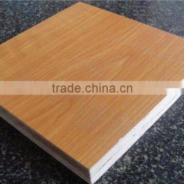 Rubberwood Surface Melamine Faced Poplar Plywood From Xinxiang Factory