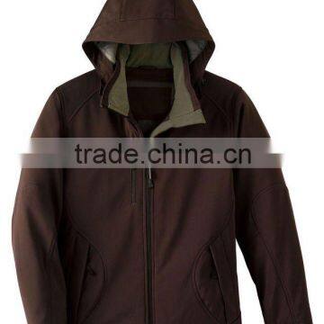 Mens Softshell Hooded Jacket