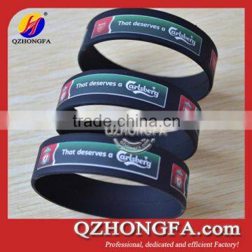 Colorful Printing Silicone Bands with Customized Logo