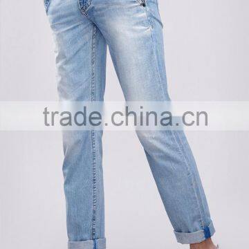 OEM service supply type 100% cotton slim fit skinny jegging pants for men urban customized jeans