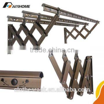 wall mounted clothes hanger rack/aluminium clothes drying rack
