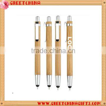 Cheap Custom Advertising Ballpoint Bamboo Pen Quality Choice