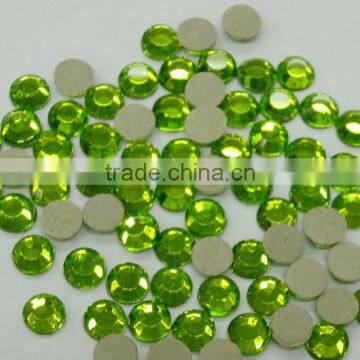 Low Lead Peridot Loose Rhinestones Transfers For Garment