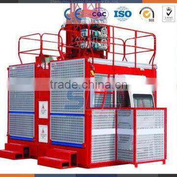 SINCOLA Zhengzhou Double Cage Building Construction Lifter