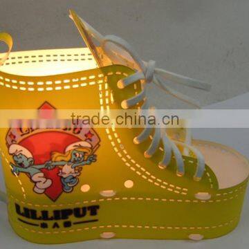 Led Commerical Ele. Wireless Shoes Shape Household Light Led Decorative Indoor Lamp Light