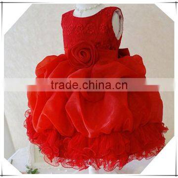 Princess Vestidos Red Girl's dress Flower Girl Wedding dresses Girls Party Pageant Dresses kids ball Gown vestido de festa                        
                                                Quality Choice