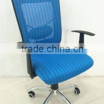 Blue Fabric office furniturer office chair parts swivel chair HX-87