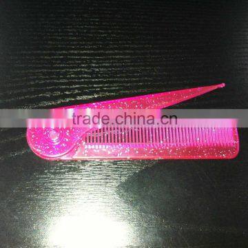 plastic hair comb clip