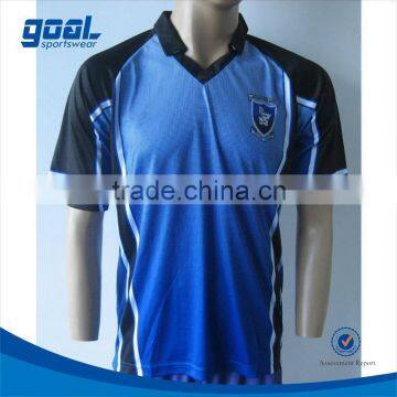 Cheap china supplier 100 polyester polo collar tshirt design