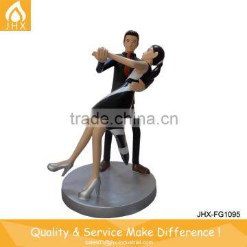 Customed Modern Fiberglass Dancing Couple Statue