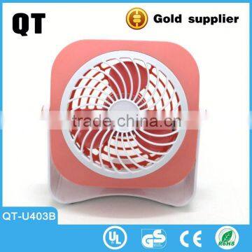 Dc Motor4 Inch Aluminum Protable Universal Control Cooling Mini Usb Fan Table Fan For Desk