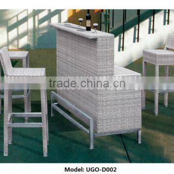 UGO furniture design outdoor cheap wicker high bar tables UGO-D002