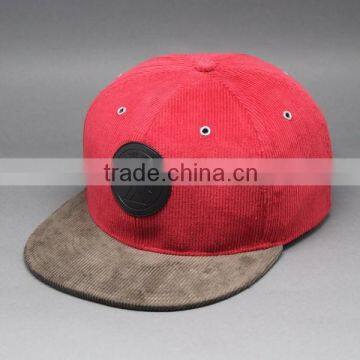 WHOLESALE PU LEATHER LOGO BRIM SNAPBACK HAT CUSTOM LOGO