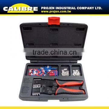 CALIBRE 105PC Twin Quick Change ratchet Crimper Tool Set ratchet crimping tool