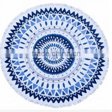 High quality 100% cotton printing round beach towels