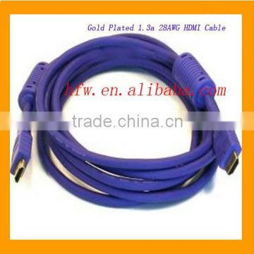 Gold Plated 1.3 28AWG HDMI Cable