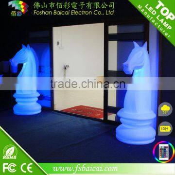 Color Changing Surprised Illuminated Outdoor Decoration Chess LED Plastic Light High Quality & Wonderful LED Decoration