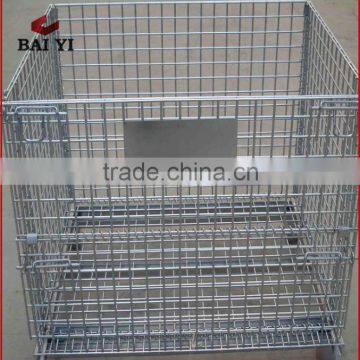 Folding Wire Container Storage Cage ( high quality, low price )