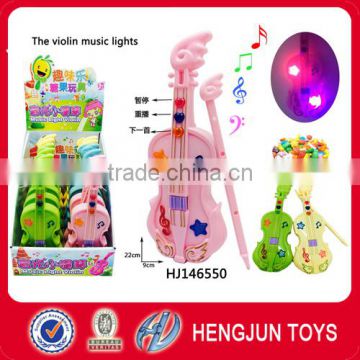 promotional candy gift toy with best prise plastic mini violin toy for kids