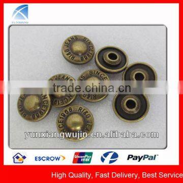 YX1460 Fashion Metal Decorative Brass Rivet for Jeans Accessory