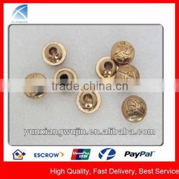 YX1846 Custom Brand Fashion Gold Decorative Metal Rivets for Jeans