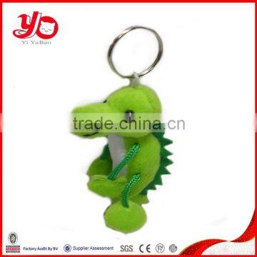 Promotion stuffed dragon toy plush keychain ,soft keychain plush toys dinosaur