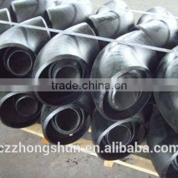 China rust-proof black oil 90 degree din elbow