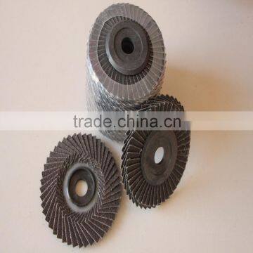 4 inch Calcined flap disc with plastic substate for metal polishing