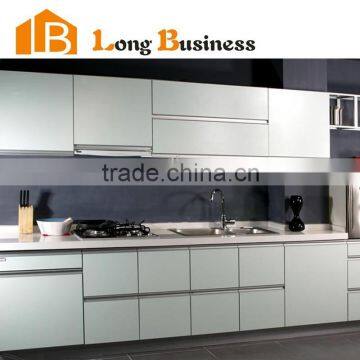 LB-DD1051 Wholesale knock down modern white lacquer kitchen cabinets