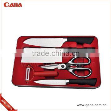 QANA Hot Sell Damascus Chef Knife Kitchen Knifes in Color Gift Box photo-4