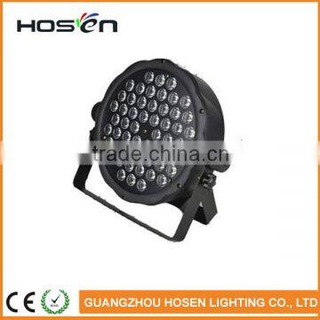 1w led flat par light RGB 54x1w led par can for stage