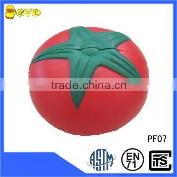 PU tomato shape stress ball/ promotional gifts PU tomato shape stress