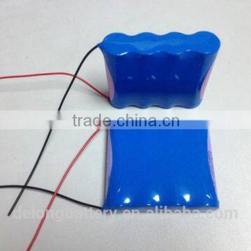 3.7v 6000mah 18650 li-ion battery pack