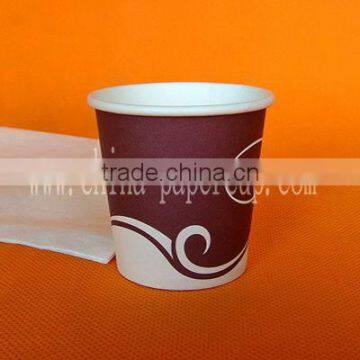 5oz customize single wall hot drink paper cup printing price