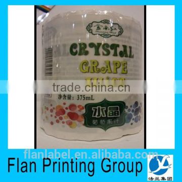 food plastic sticker label for packing