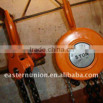 flexible easy operated 5 ton hand manual pulley chain block types of kyoto chain block