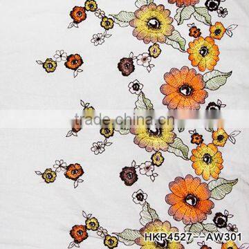 Flat Embroidery Fabric Clothing Fabric With Discounted Price For Women Dress Fashion Dress