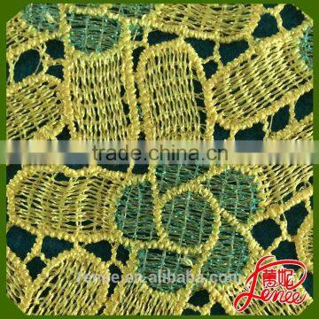 Popular Young Girl Dress Choice Chemical Embroidery Fabric