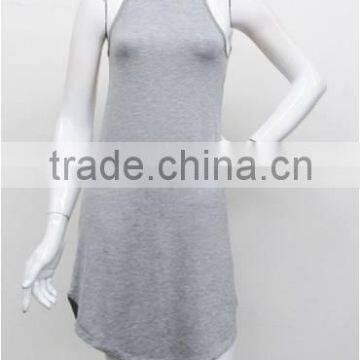 ladies new model dress hot night dress sexy spaghetti strap girl's dress