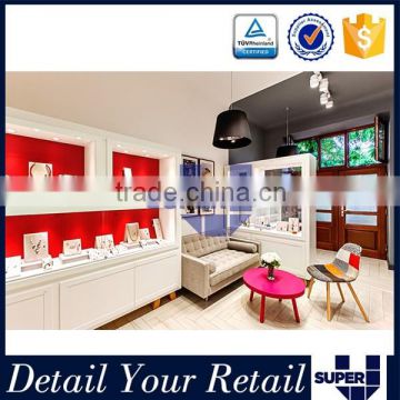 2 pc white Luxury custom made furniture for jewelry shop