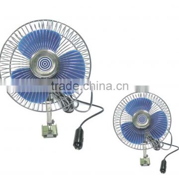 12v clip oscilating auto car fan