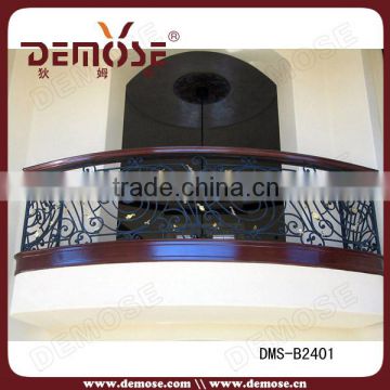 concrete wrought iron fence grill design