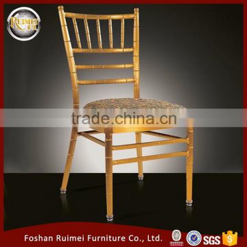 Wholesale high quality aluminum stacking wedding tiffany chair for events