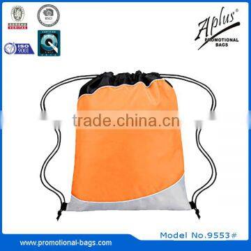 popular 210D cheap drawstring bag for shopping